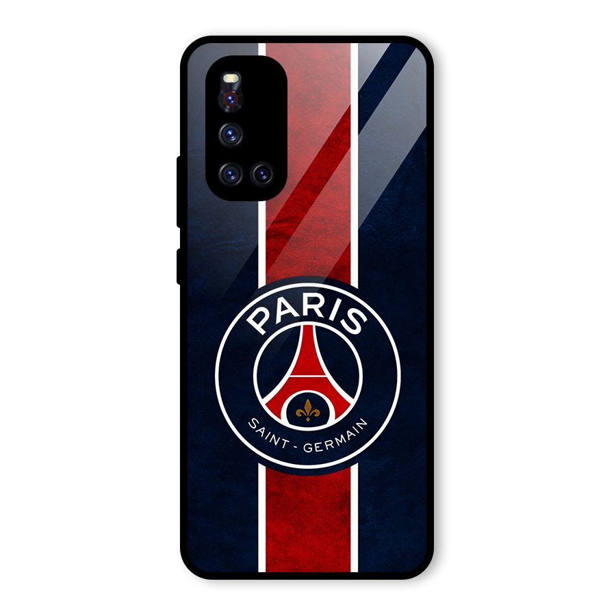 Paris Saint Germain Football Club Glass Back Case for Vivo V19