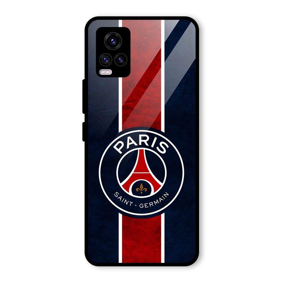 Paris Saint Germain Football Club Glass Back Case for Vivo V20