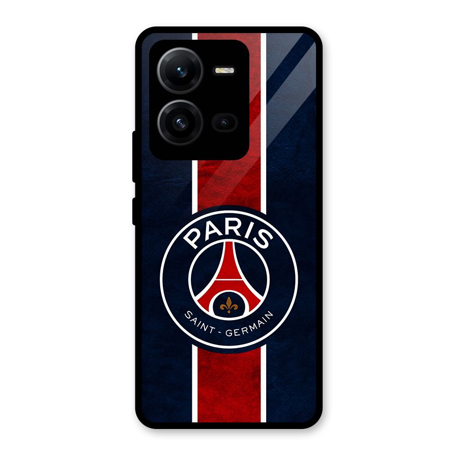 Paris Saint Germain Football Club Glass Back Case for Vivo V25