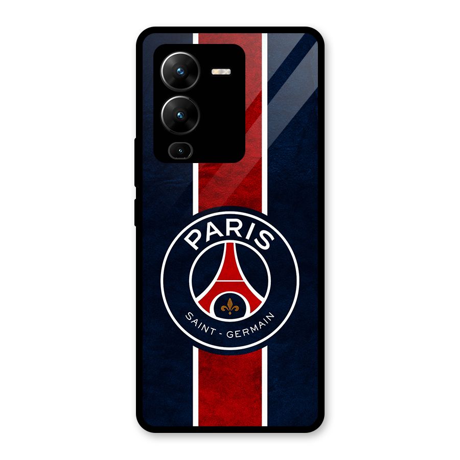 Paris Saint Germain Football Club Glass Back Case for Vivo V25 Pro