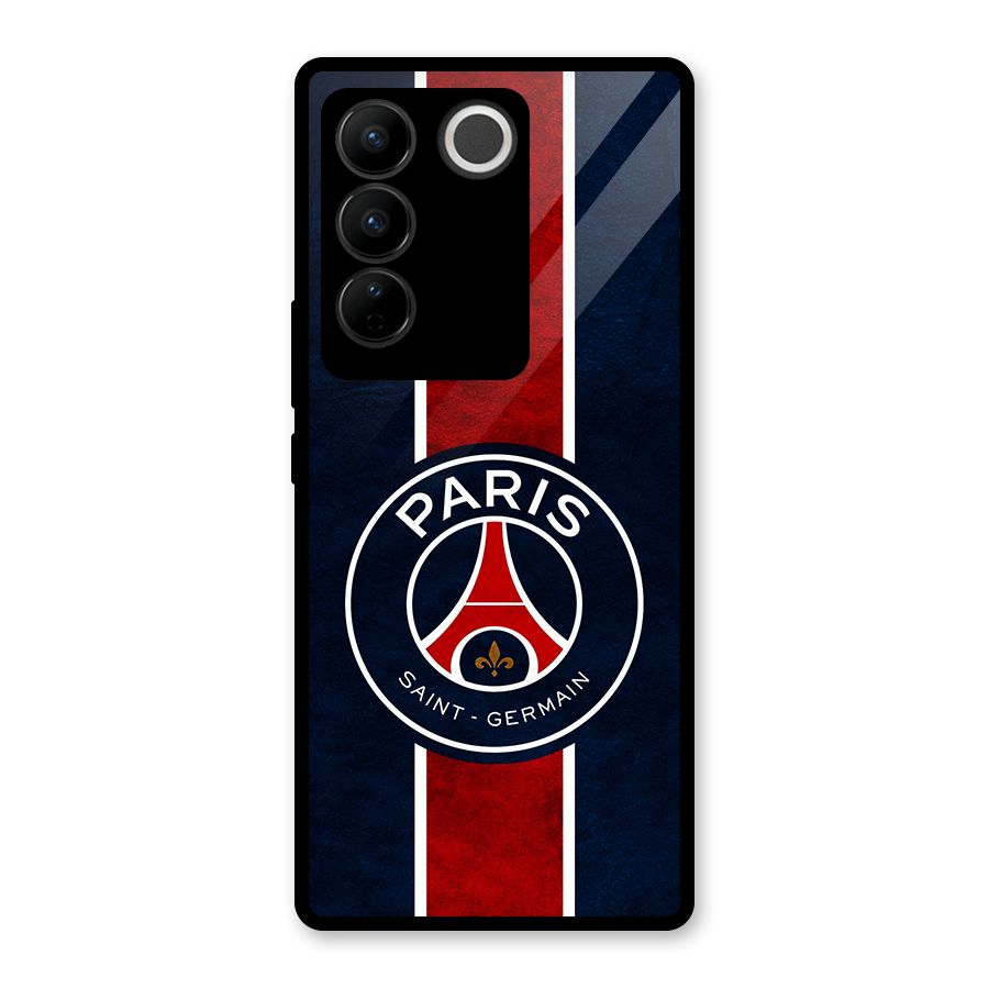 Paris Saint Germain Football Club Glass Back Case for Vivo V27