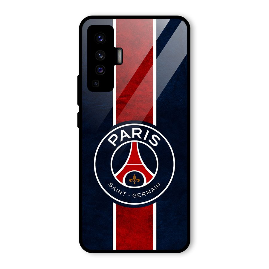 Paris Saint Germain Football Club Glass Back Case for Vivo X50