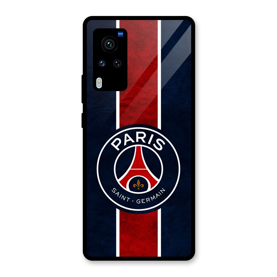 Paris Saint Germain Football Club Glass Back Case for Vivo X60 Pro