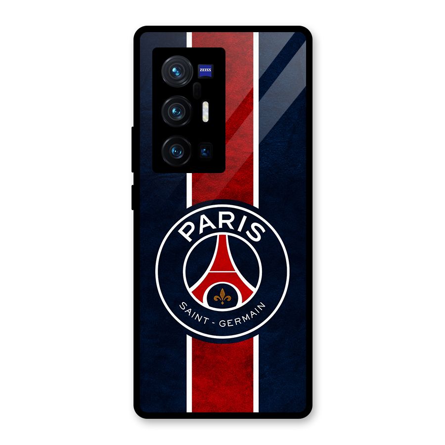 Paris Saint Germain Football Club Glass Back Case for Vivo X70 Pro Plus