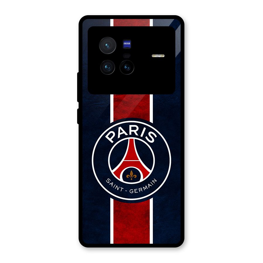 Paris Saint Germain Football Club Glass Back Case for Vivo X80