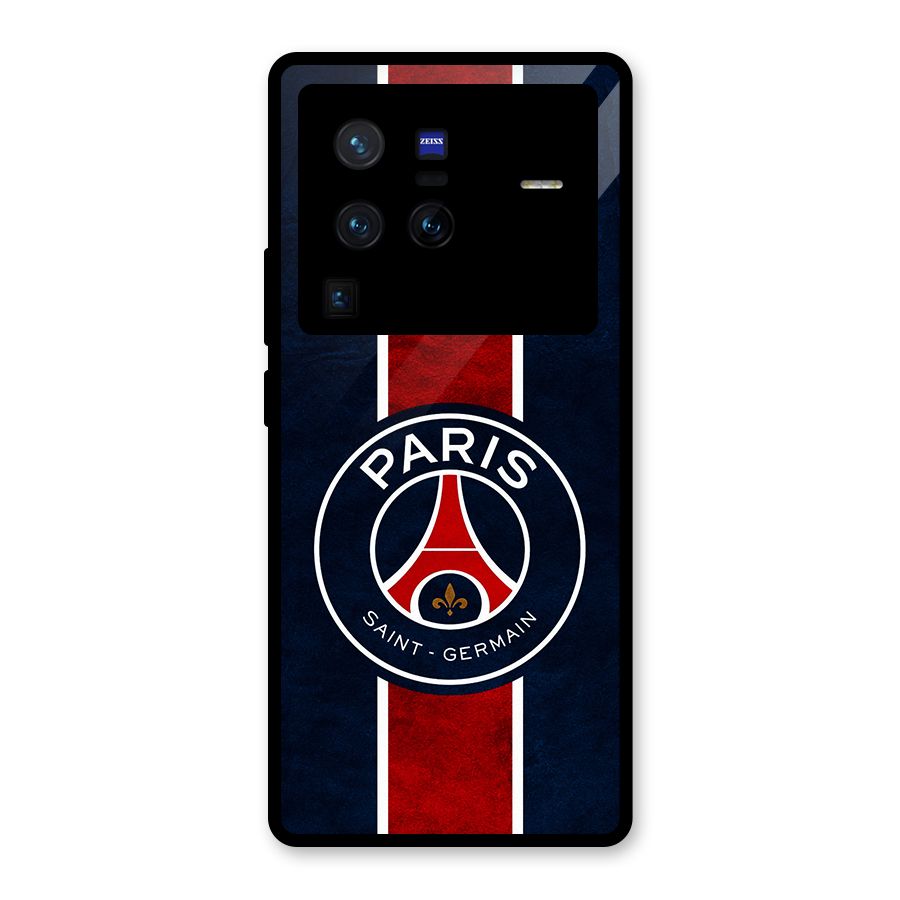 Paris Saint Germain Football Club Glass Back Case for Vivo X80 Pro