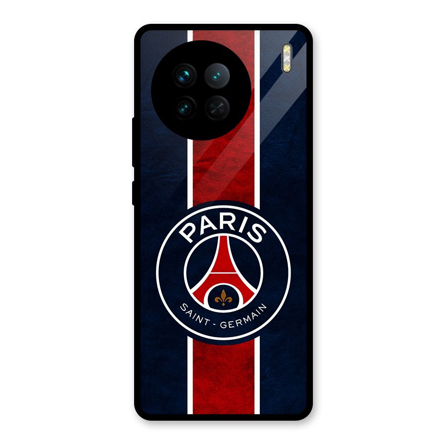 Paris Saint Germain Football Club Glass Back Case for Vivo X90