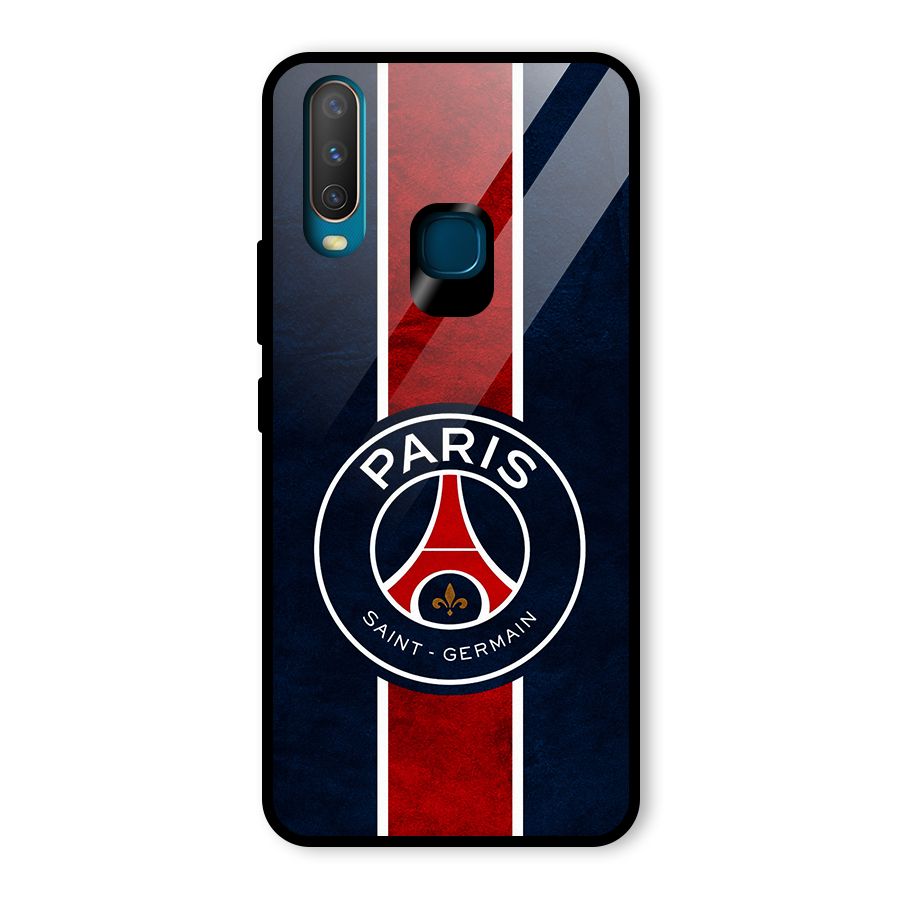 Paris Saint Germain Football Club Glass Back Case for Vivo Y15