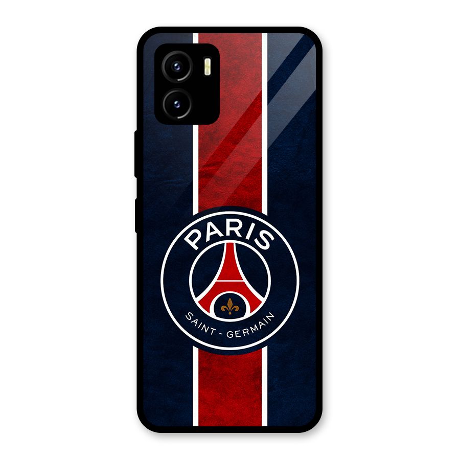 Paris Saint Germain Football Club Glass Back Case for Vivo Y15s