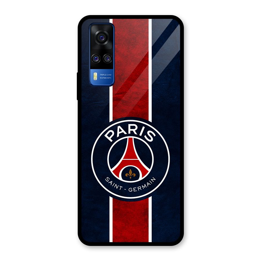 Paris Saint Germain Football Club Glass Back Case for Vivo Y31