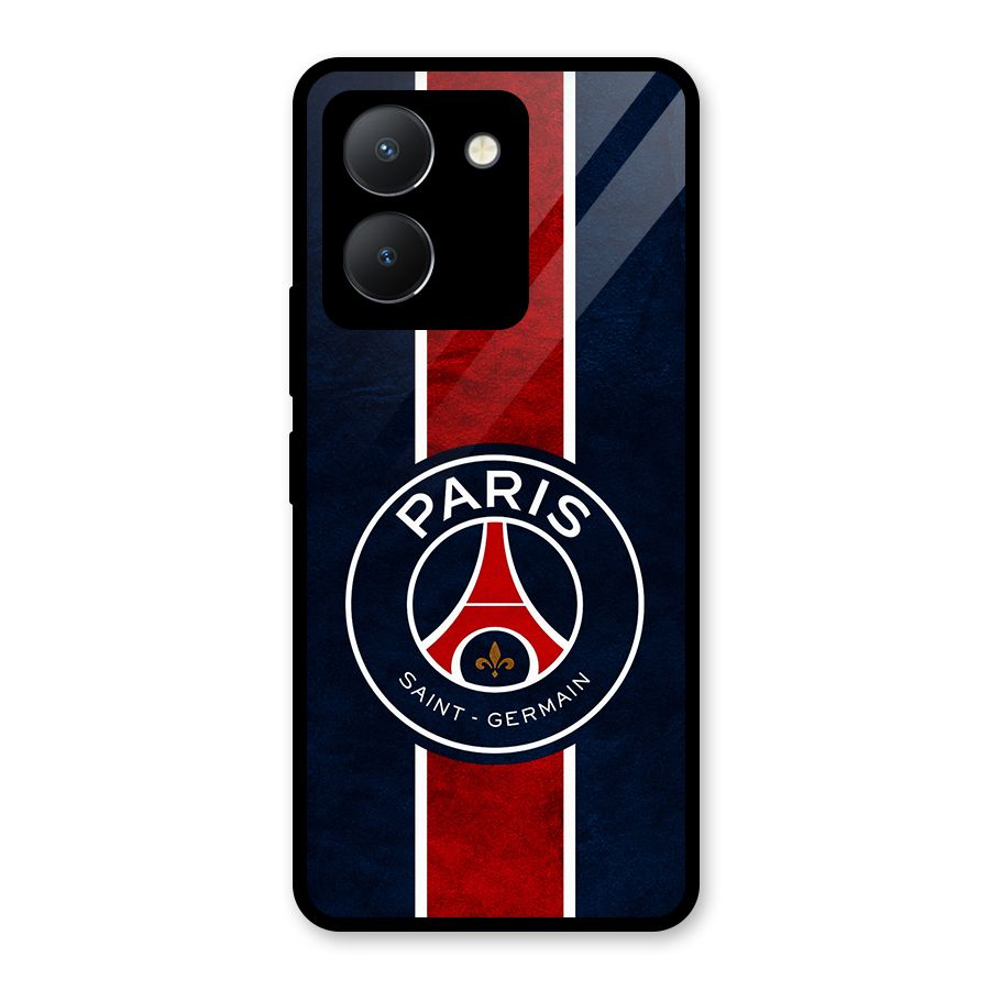 Paris Saint Germain Football Club Glass Back Case for Vivo Y36