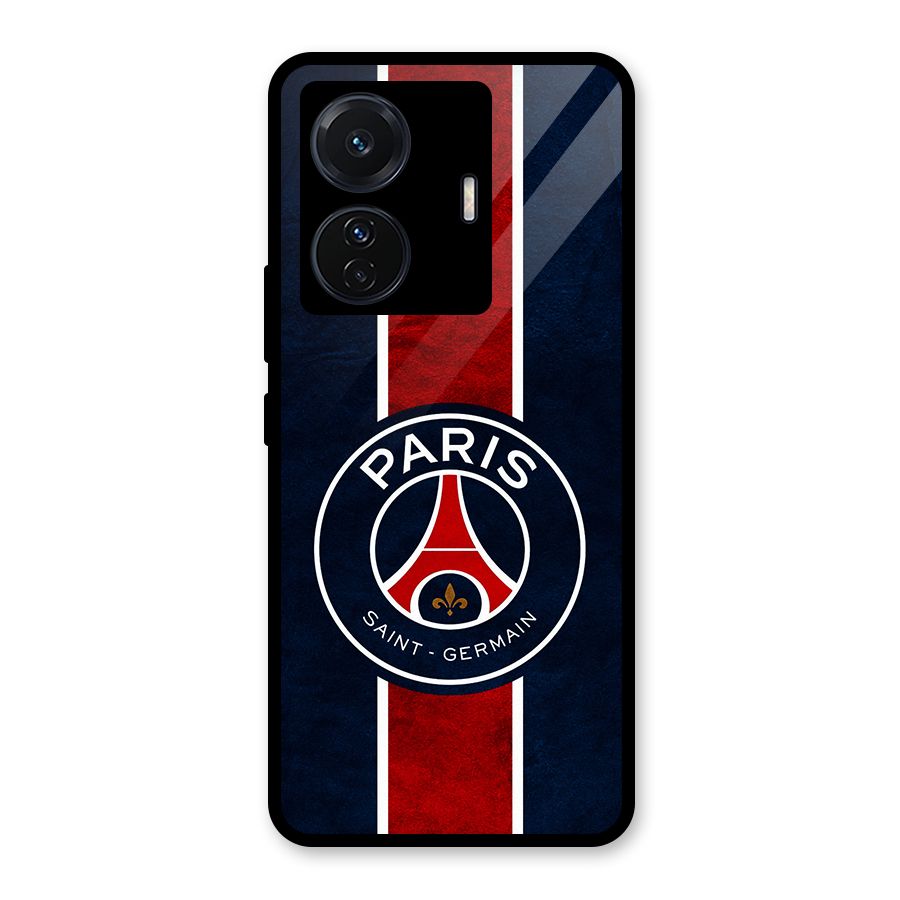 Paris Saint Germain Football Club Glass Back Case for Vivo iQOO Z6 Pro