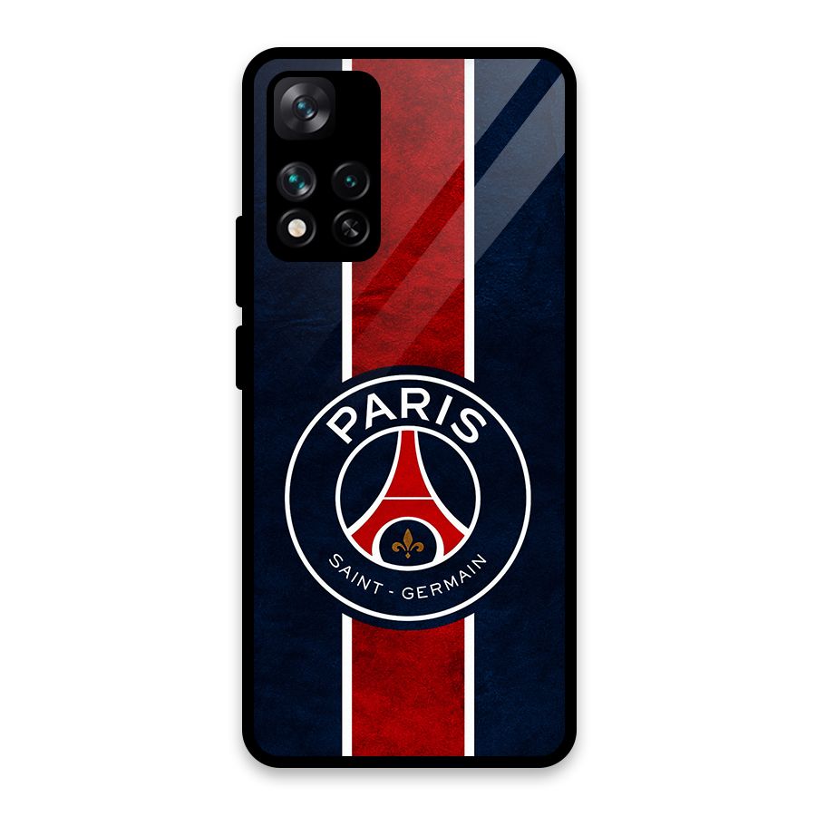 Paris Saint Germain Football Club Glass Back Case for Xiaomi 11i HyperCharge 5G