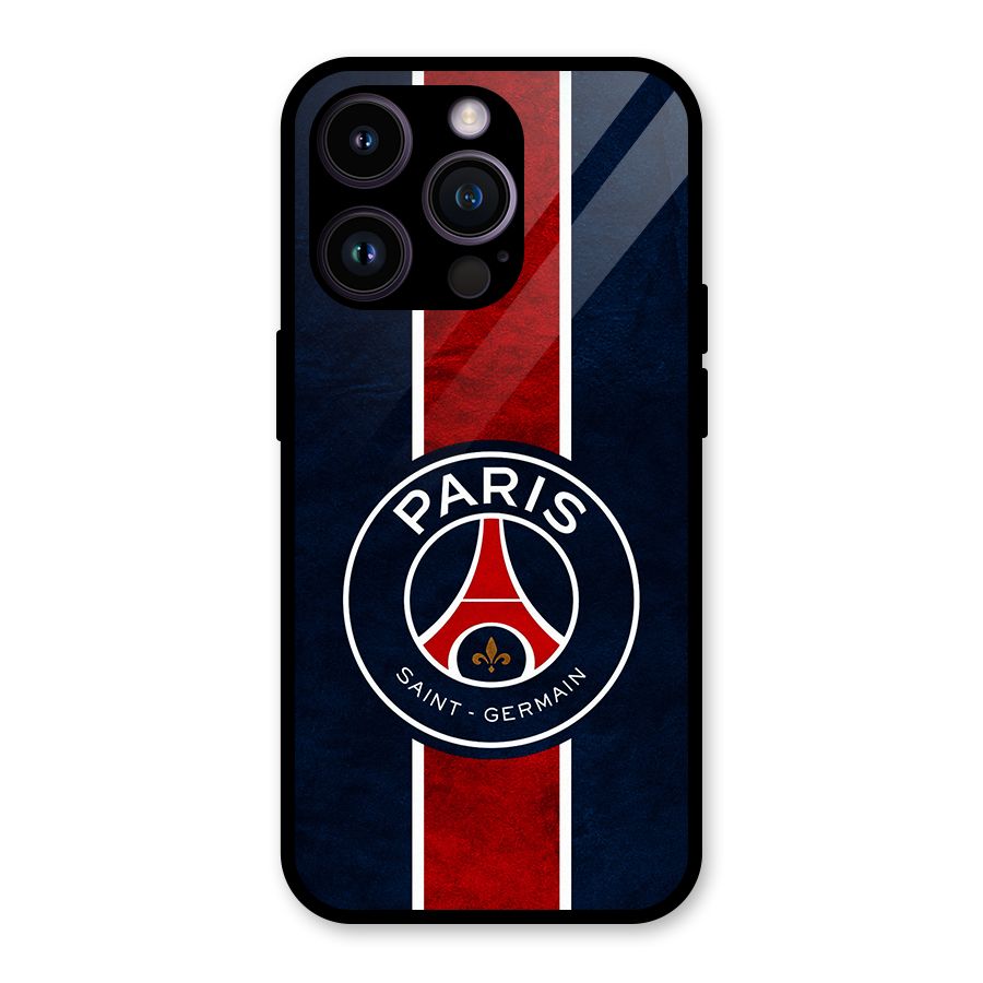 Paris Saint Germain Football Club Glass Back Case for iPhone 14 Pro