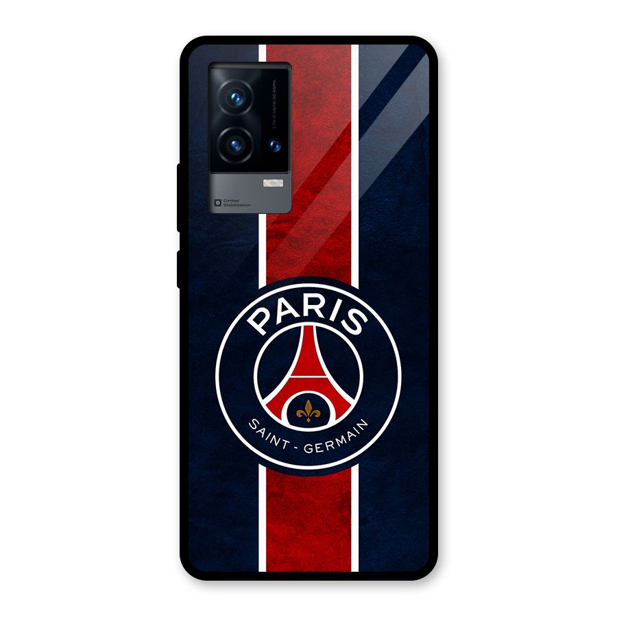 Paris Saint Germain Football Club Glass Back Case for iQOO 9 5G