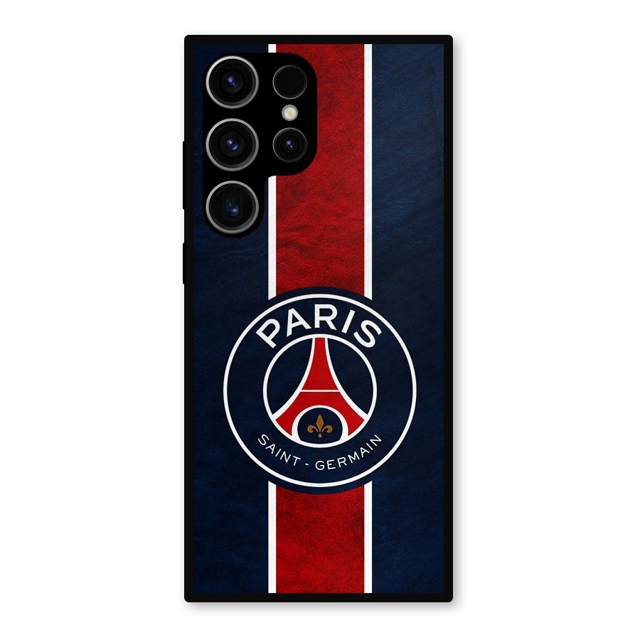 Paris Saint Germain Football Club Metal Back Case for Galaxy S23 Ultra