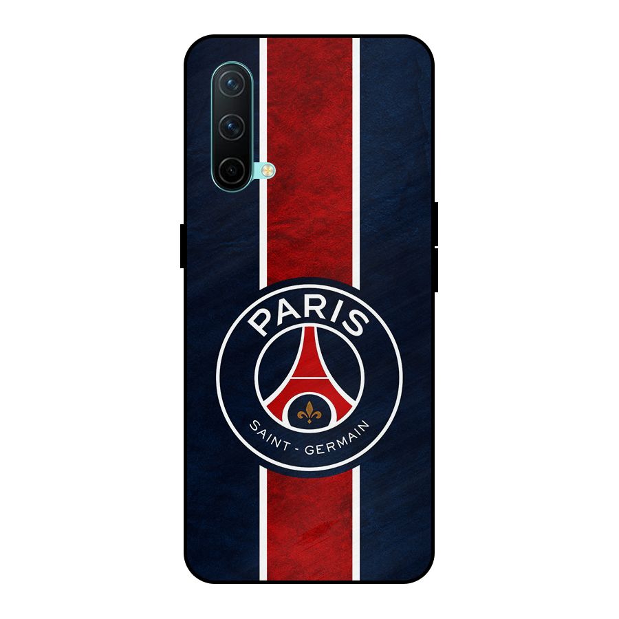 Paris Saint Germain Football Club Metal Back Case for Nord CE 5g