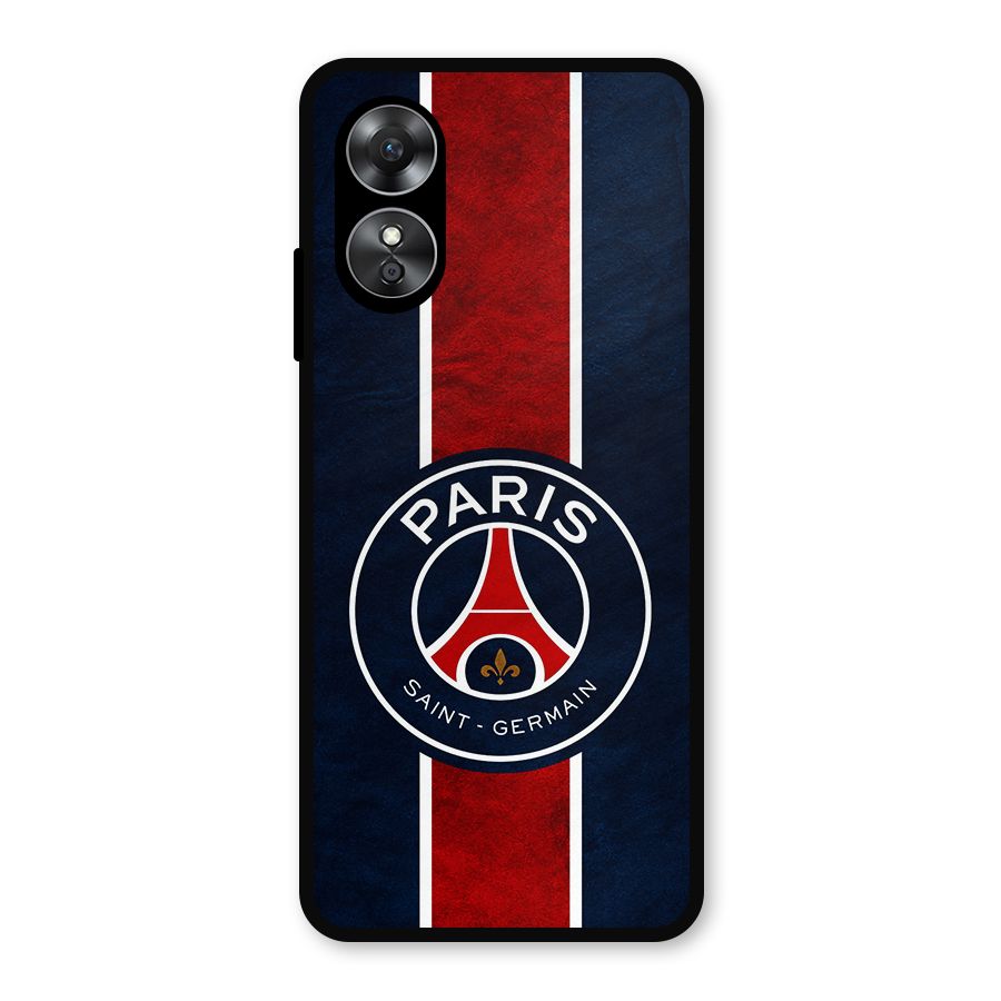 Paris Saint Germain Football Club Metal Back Case for Oppo A17