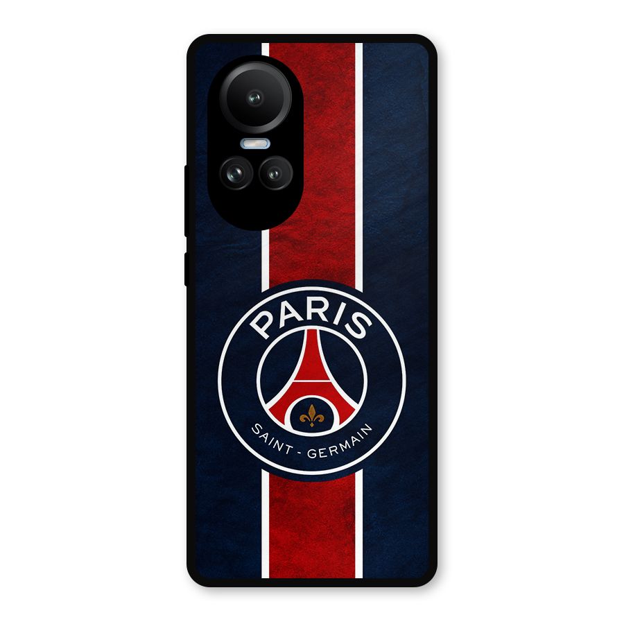 Paris Saint Germain Football Club Metal Back Case for Oppo Reno10