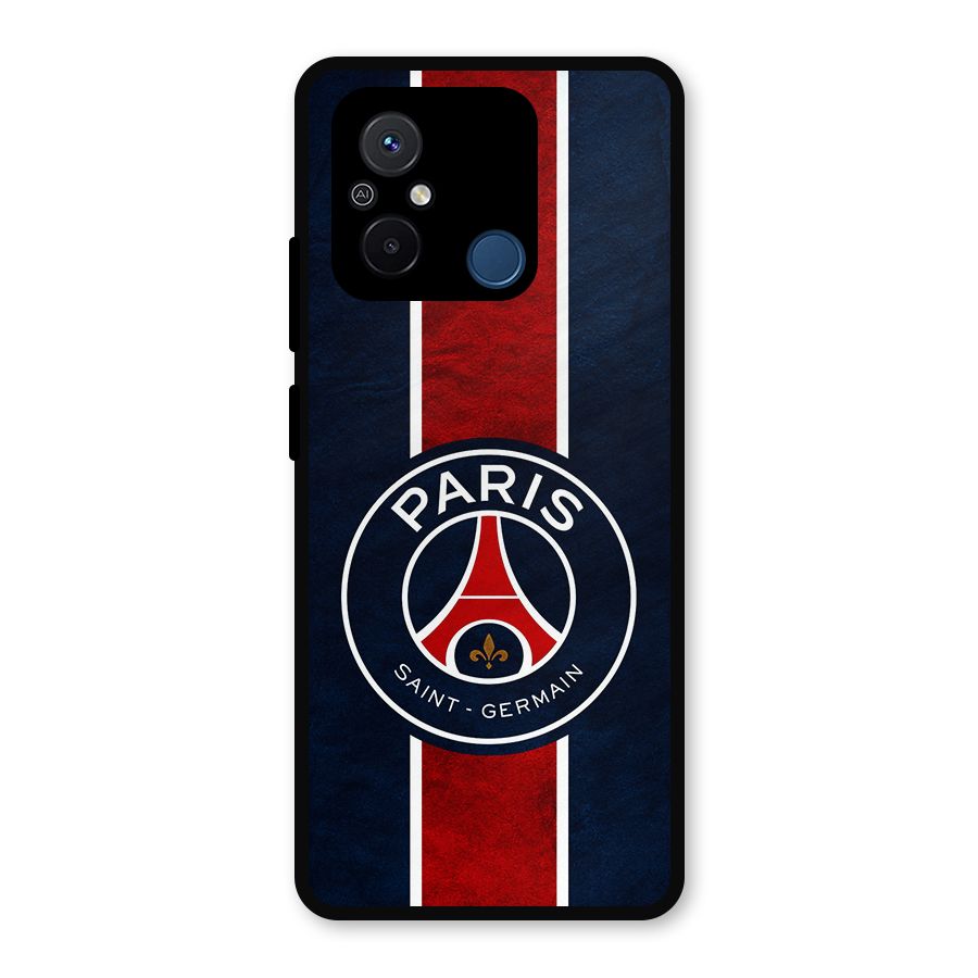 Paris Saint Germain Football Club Metal Back Case for Poco C55