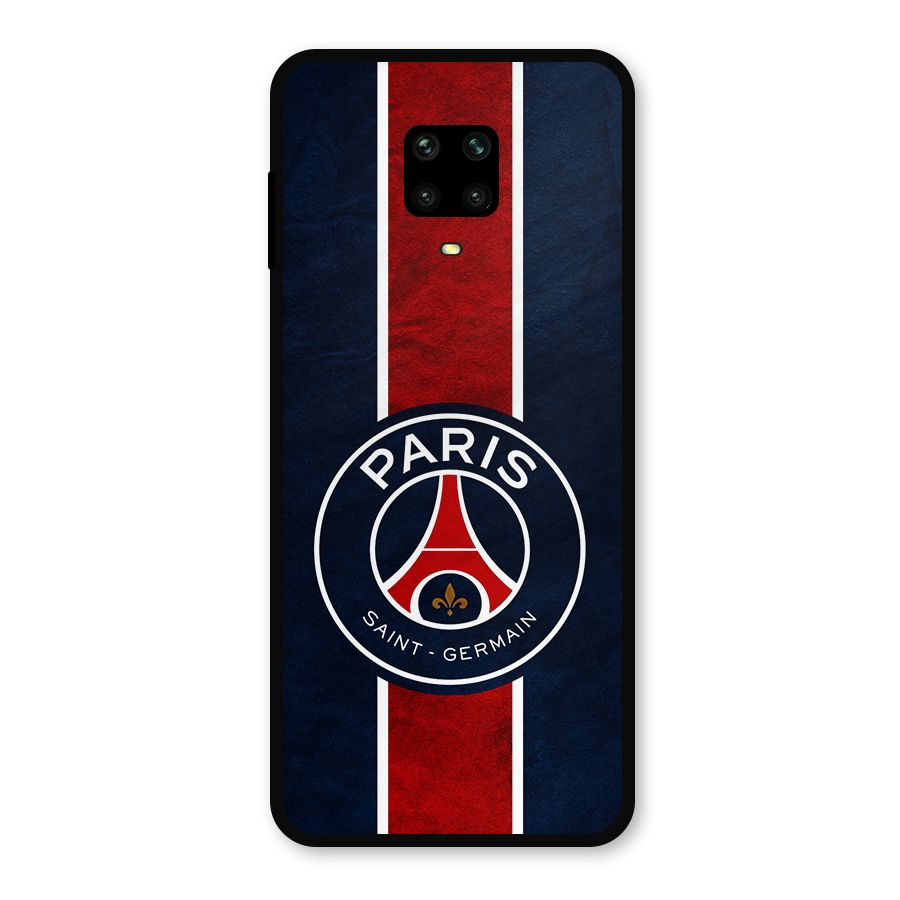 Paris Saint Germain Football Club Metal Back Case for Poco M2
