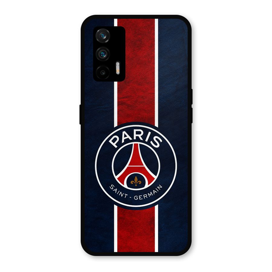 Paris Saint Germain Football Club Metal Back Case for Realme X7 Max