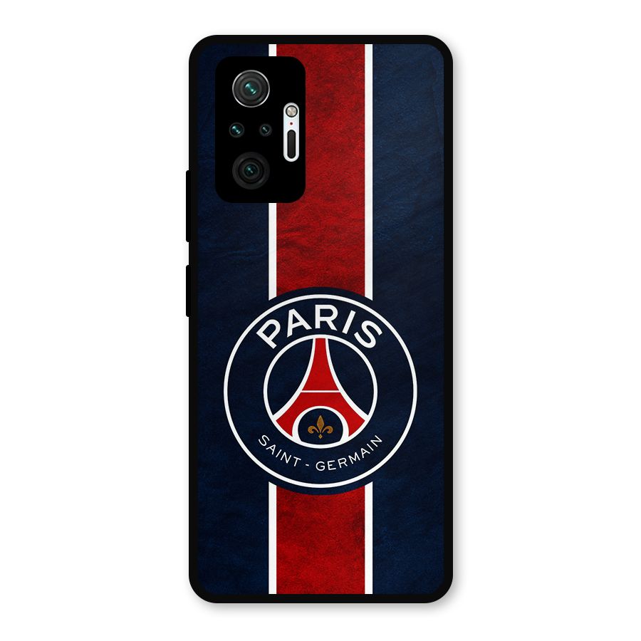 Paris Saint Germain Football Club Metal Back Case for Redmi Note 10 Pro Max