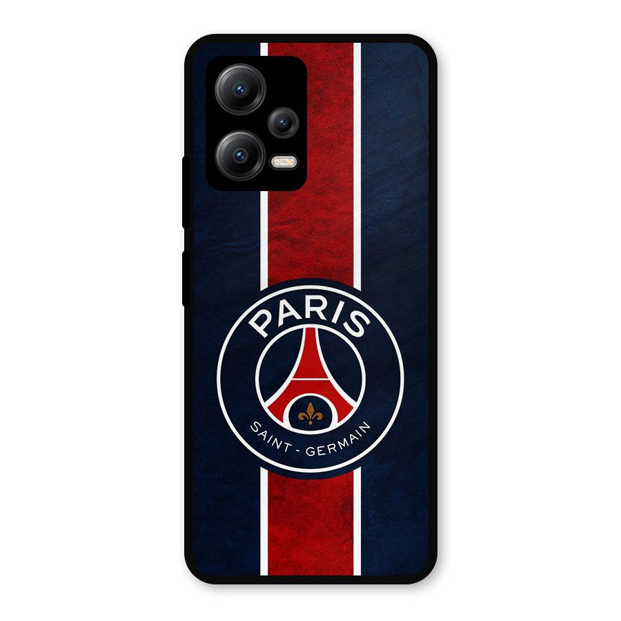Paris Saint Germain Football Club Metal Back Case for Redmi Note 12 5G