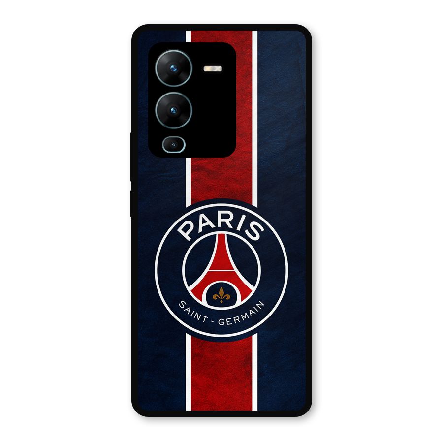 Paris Saint Germain Football Club Metal Back Case for Vivo V25 Pro