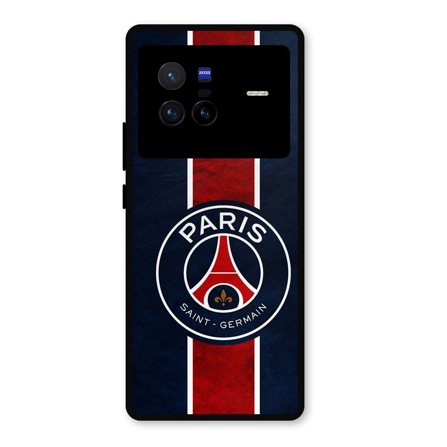 Paris Saint Germain Football Club Metal Back Case for Vivo X80