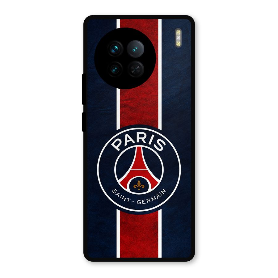 Paris Saint Germain Football Club Metal Back Case for Vivo X90