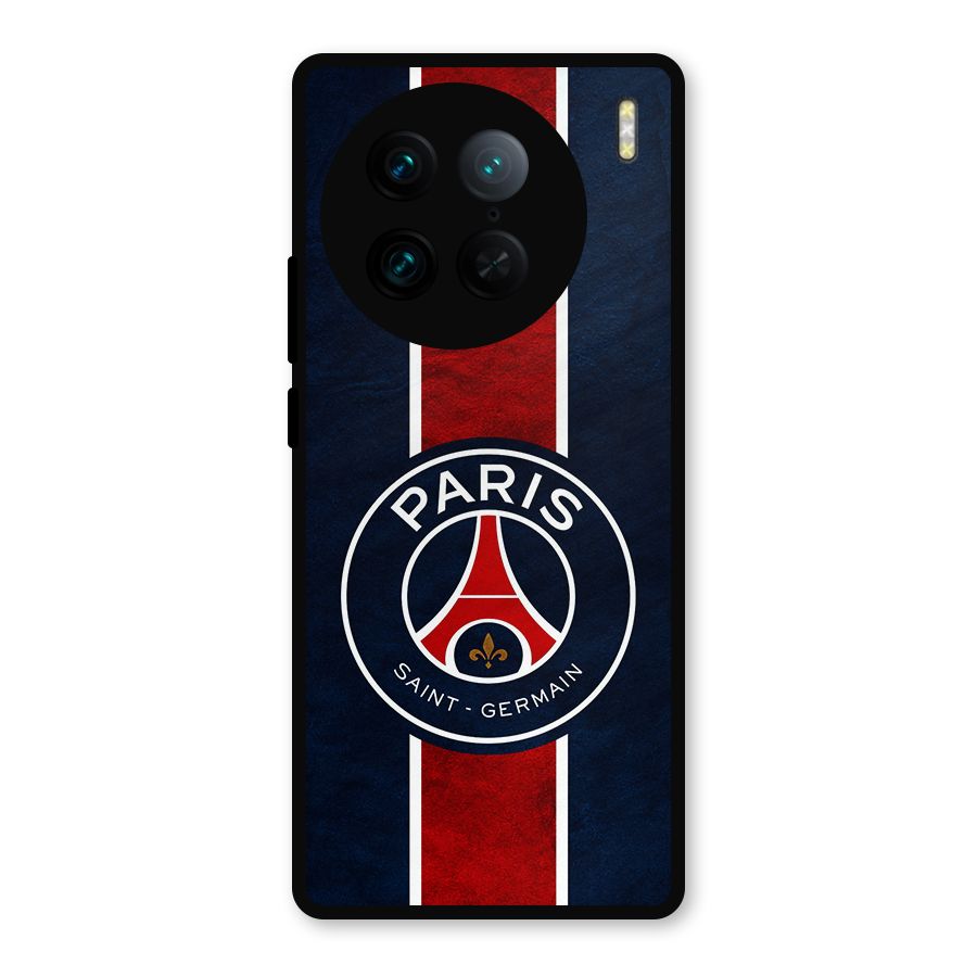 Paris Saint Germain Football Club Metal Back Case for Vivo X90 Pro