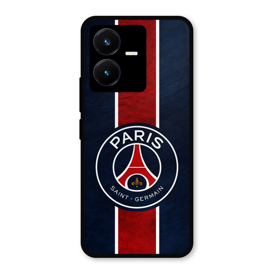 Paris Saint Germain Football Club Metal Back Case for Vivo Y22