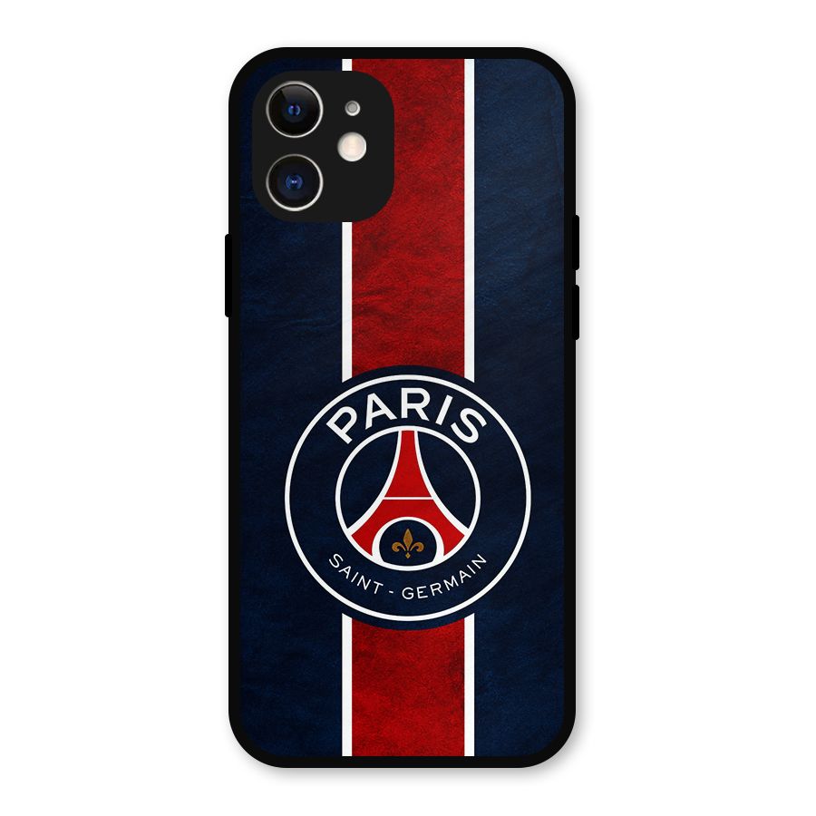 Paris Saint Germain Football Club Metal Back Case for iPhone 12