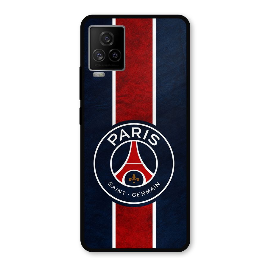 Paris Saint Germain Football Club Metal Back Case for iQOO 7 Legend 5G