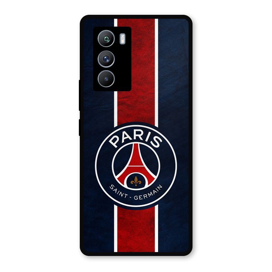 Paris Saint Germain Football Club Metal Back Case for iQOO 9 SE