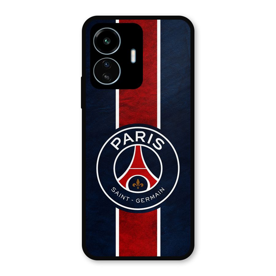 Paris Saint Germain Football Club Metal Back Case for vivo iQOO Z6 Lite 5G
