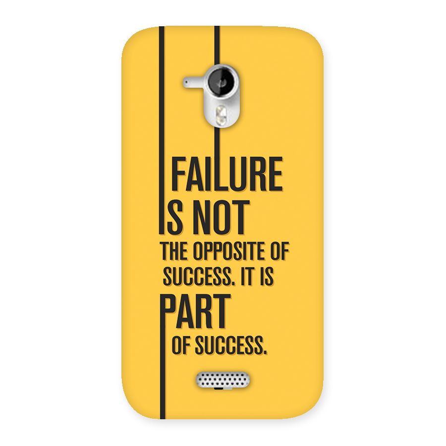 Part Of Success Back Case for Canvas HD A116