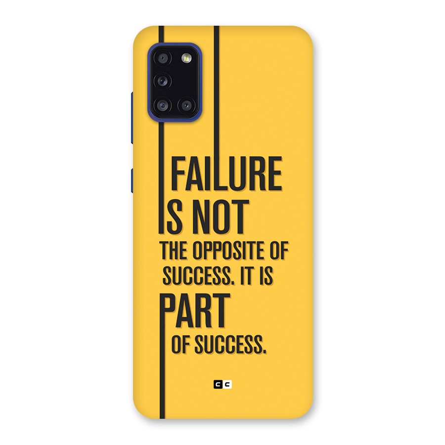 Part Of Success Back Case for Galaxy A31