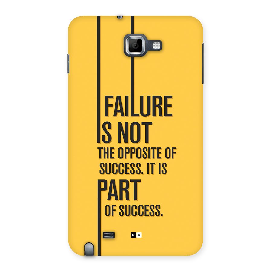 Part Of Success Back Case for Galaxy Note