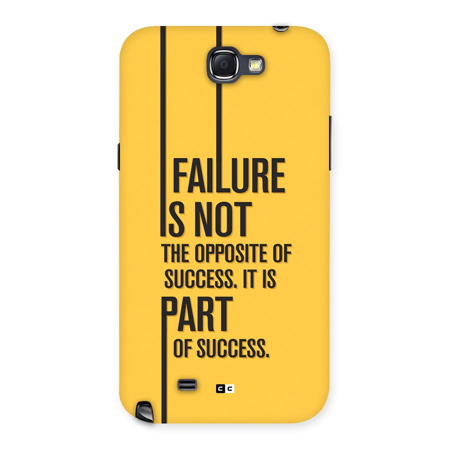 Part Of Success Back Case for Galaxy Note 2