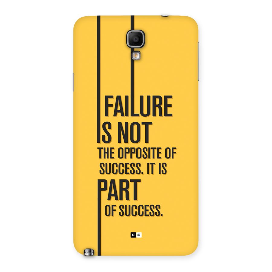 Part Of Success Back Case for Galaxy Note 3 Neo