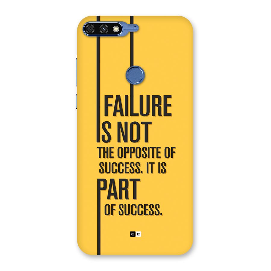 Part Of Success Back Case for Honor 7C