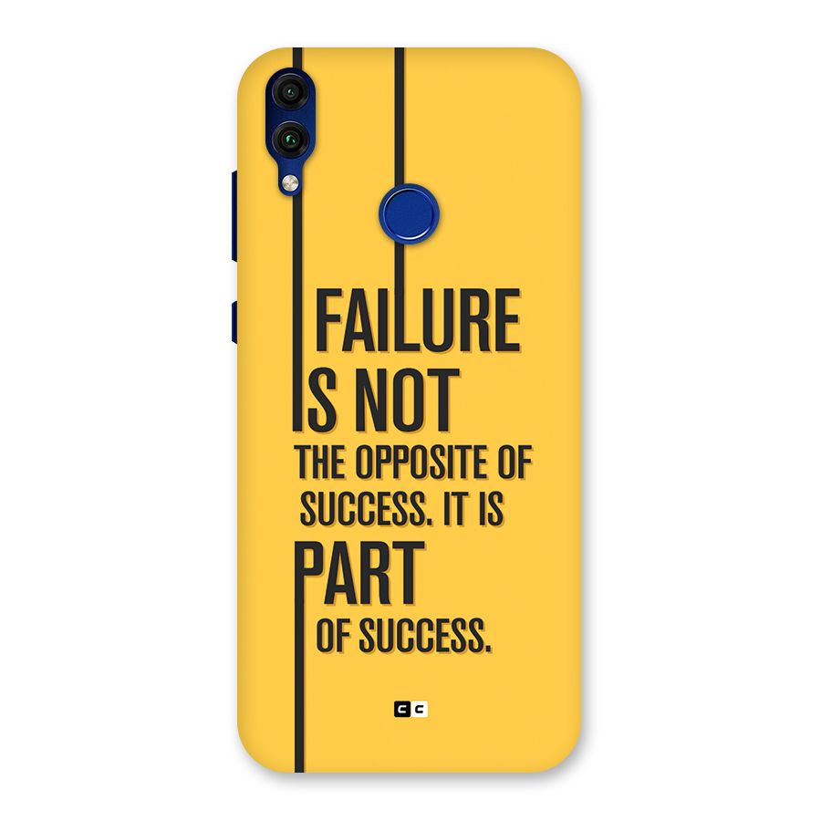 Part Of Success Back Case for Honor 8C