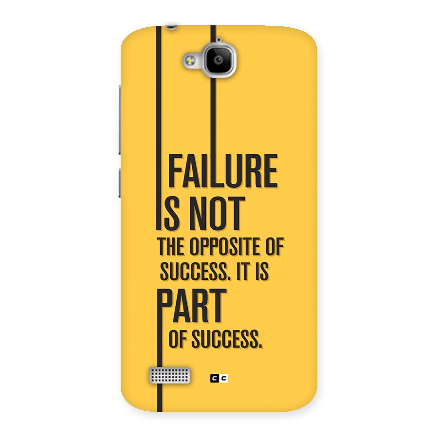 Part Of Success Back Case for Honor Holly
