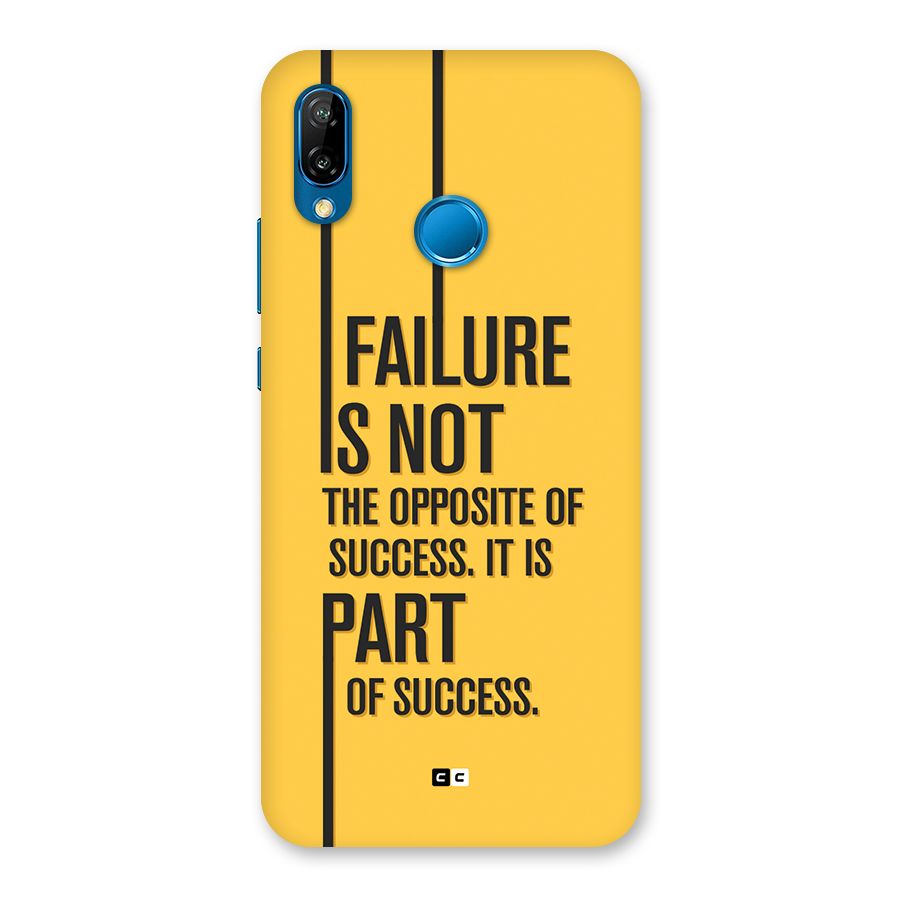 Part Of Success Back Case for Huawei P20 Lite