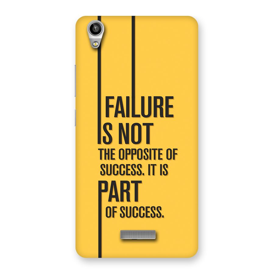 Part Of Success Back Case for Lava Pixel V1