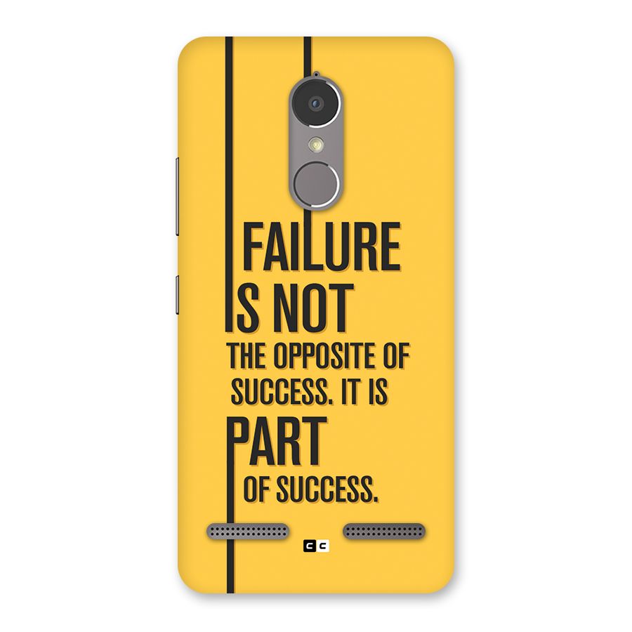 Part Of Success Back Case for Lenovo K6