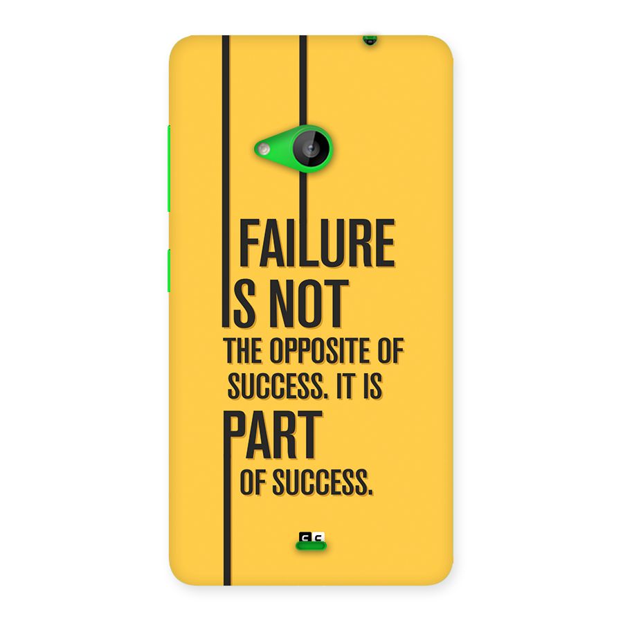 Part Of Success Back Case for Lumia 535