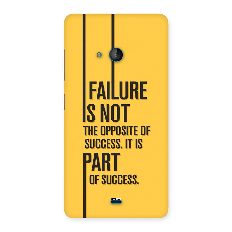 Part Of Success Back Case for Lumia 540